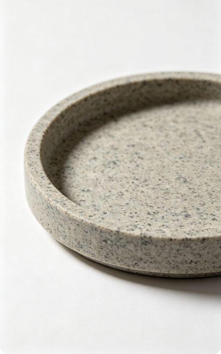 ProGarden-Clay Saucer granite to fit 6"