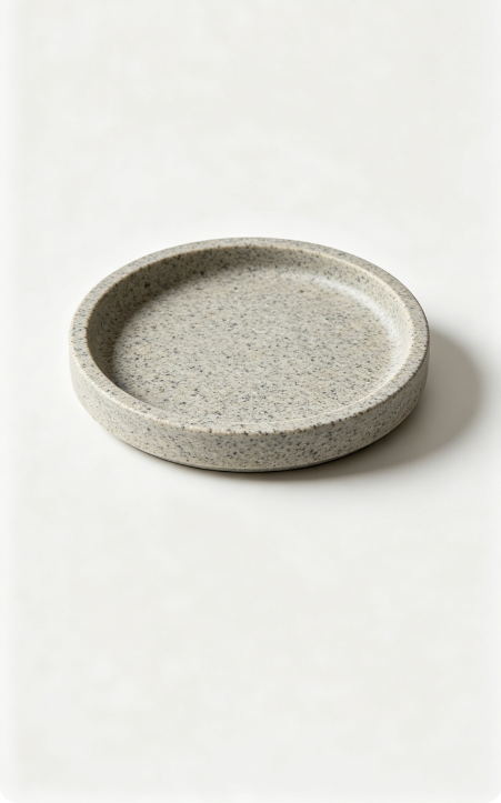 ProGarden-Clay Saucer granite to fit 6"